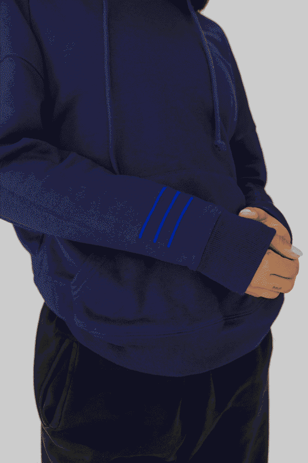 Aura Empower Hoodie - Indigo - Image 2
