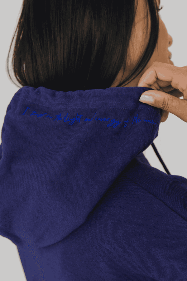 Aura Empower Hoodie - Indigo - Image 3